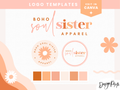 Boho Soul Sister Logo Template