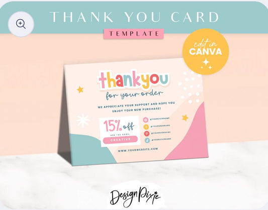 thank you card templete kindeness