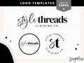 Black And White Logo Design Template