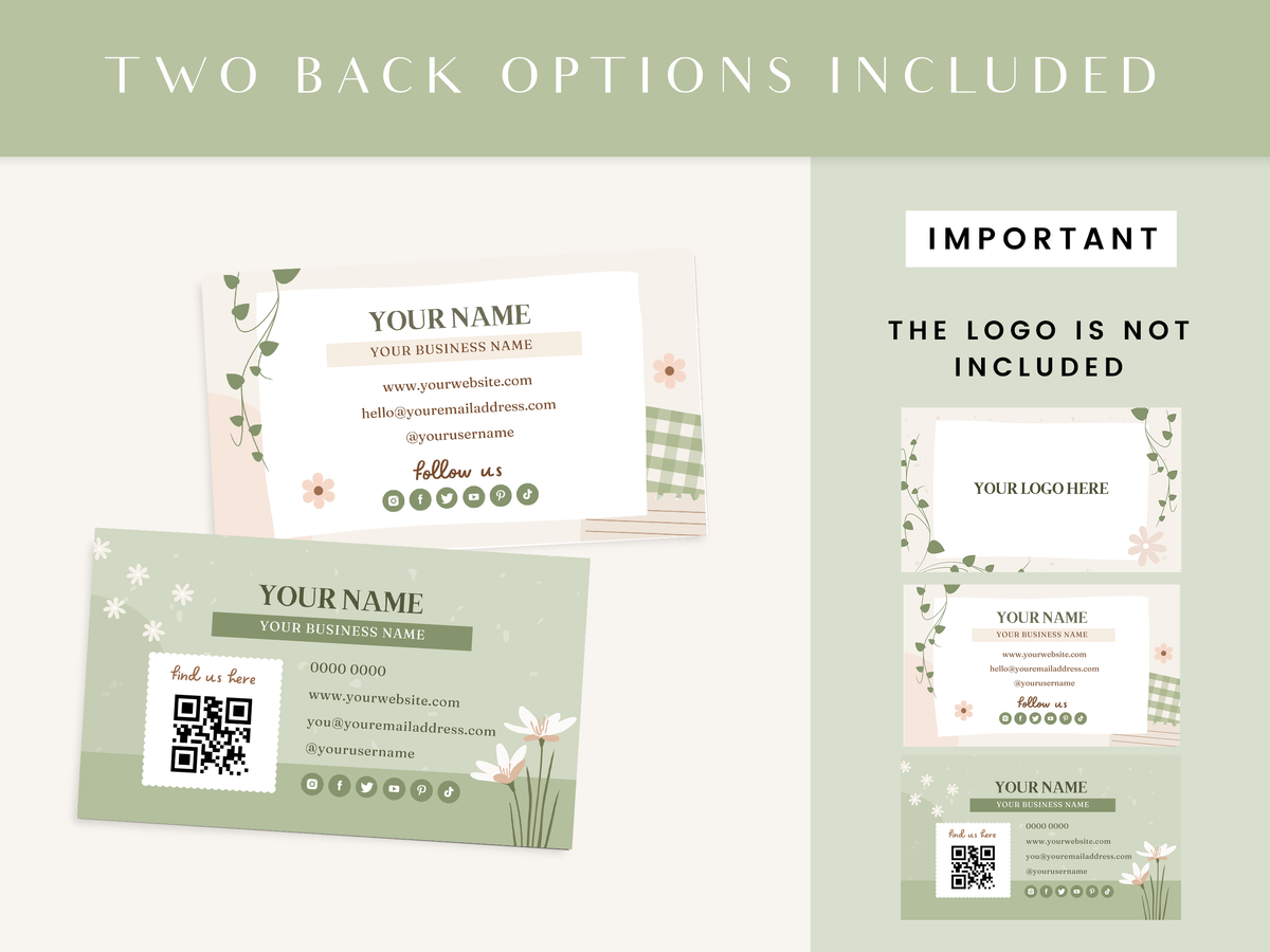 Business Card Template - Little Cottage