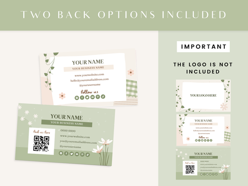 Business Card Template - Little Cottage