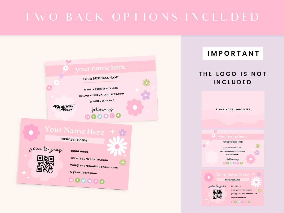 Business Card Template - Kindness Era