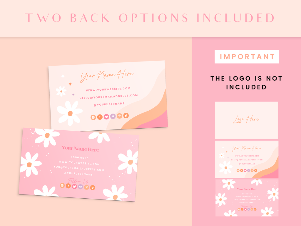 Business Card Template - Daisy Days
