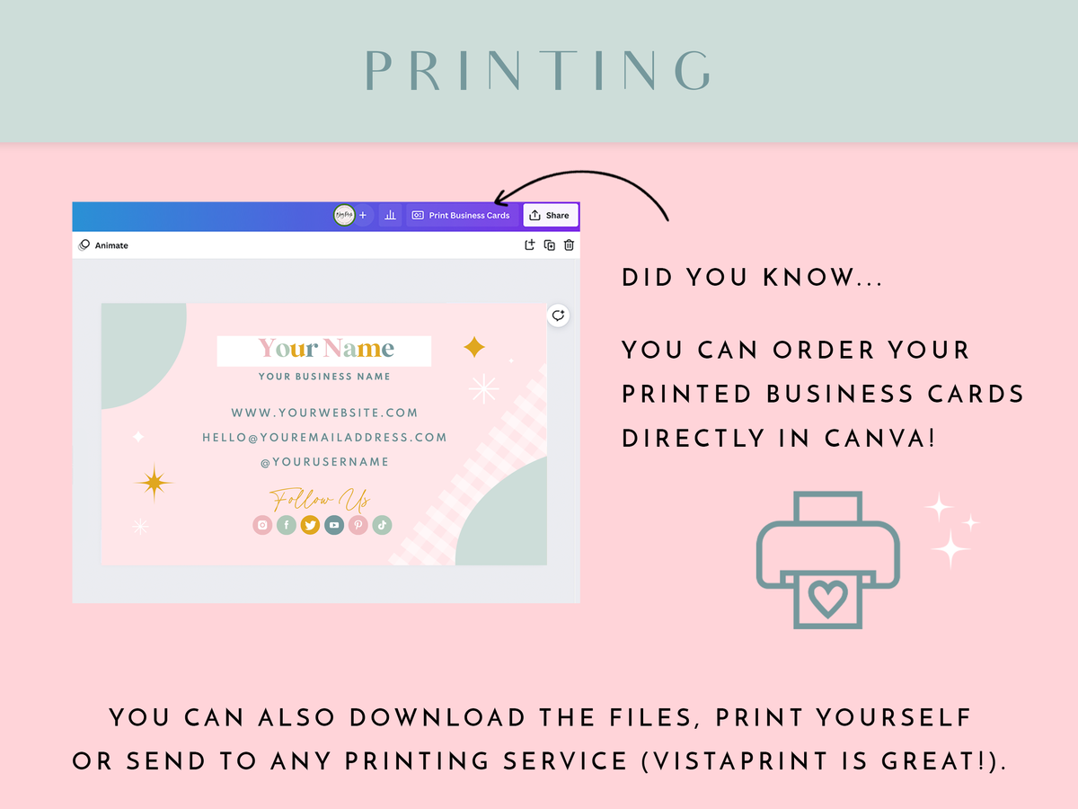 Business Card Template - Creative DIY