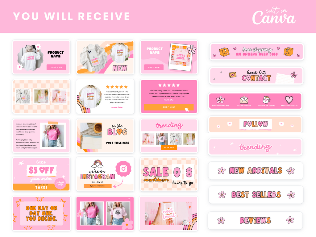 Email Marketing Templates - Sweet Threads