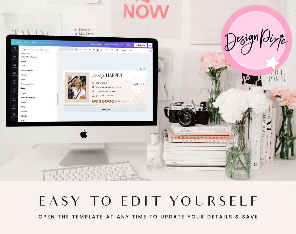 Harper Email Signature Template