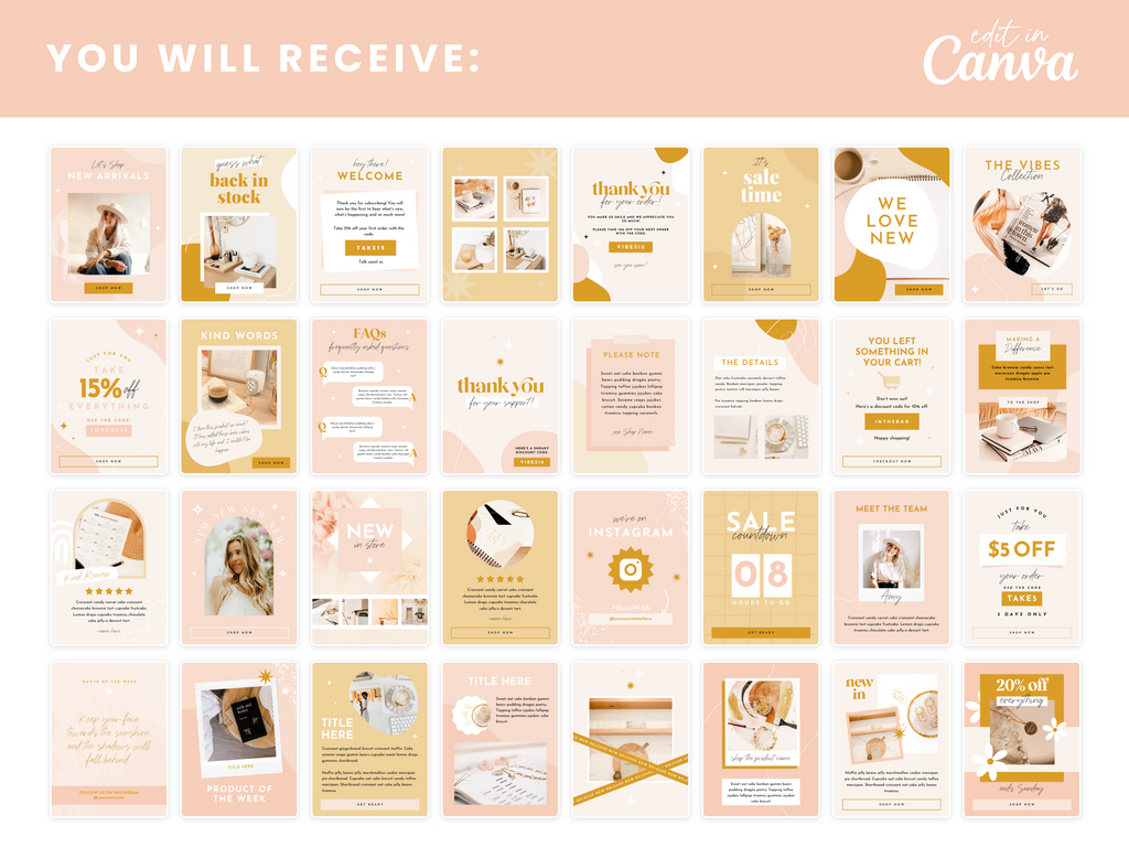 Email Marketing Templates - Sunshine Vibes