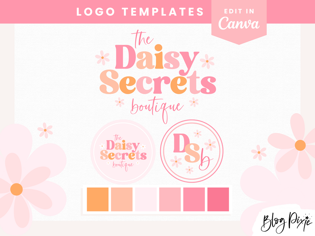Daisy Secrets Logo Template