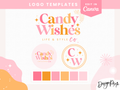 Candy Wishes Logo Template