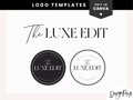 Modern Luxe Black Logo Design