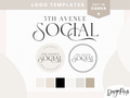 5th Avenue Social Logo Template
