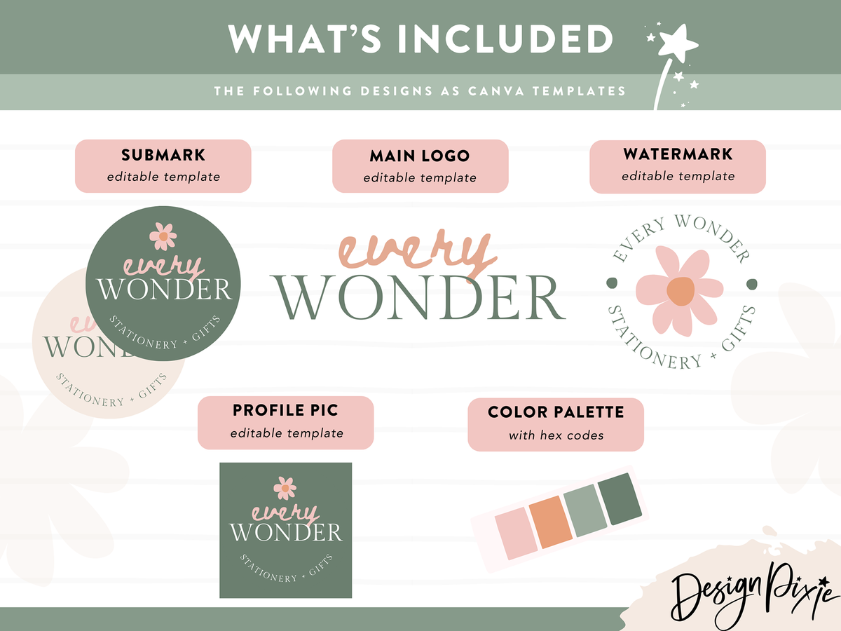 Every Wonder Logo Template