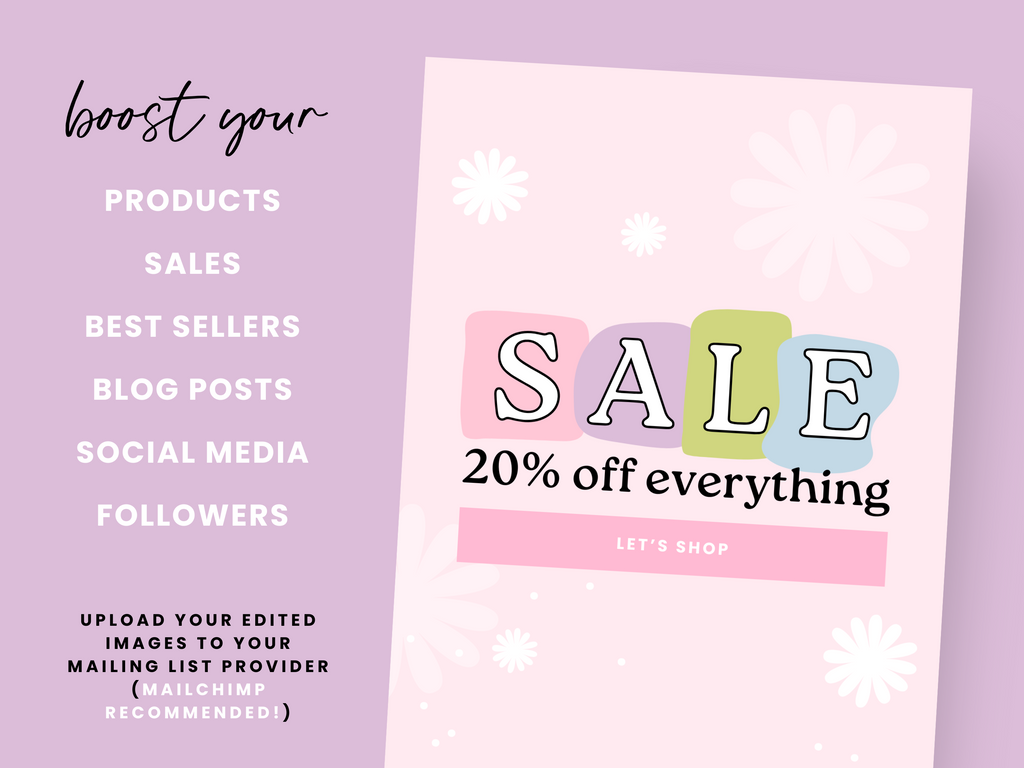 Pink Email Marketing Templates