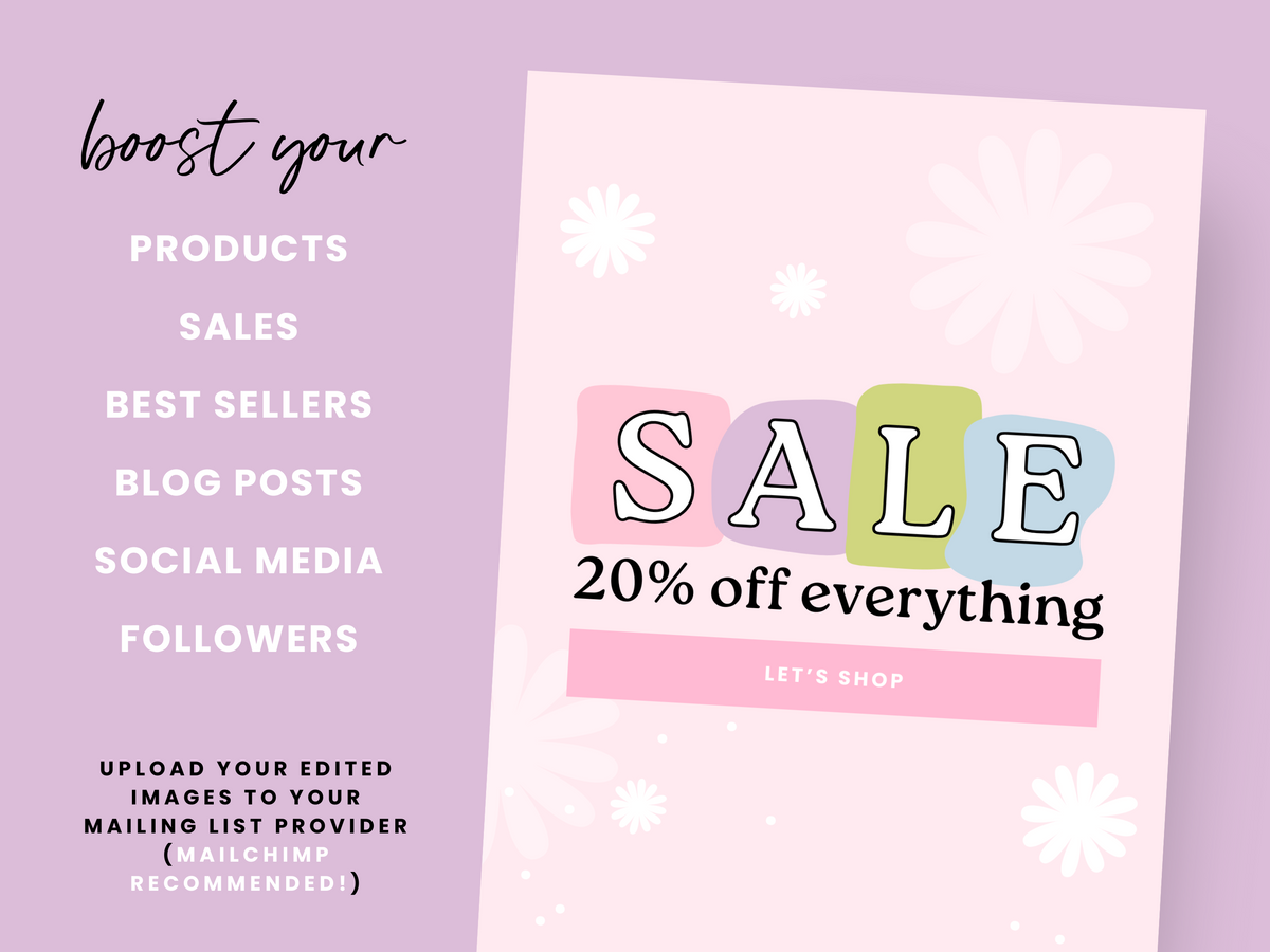 Pink Email Marketing Templates