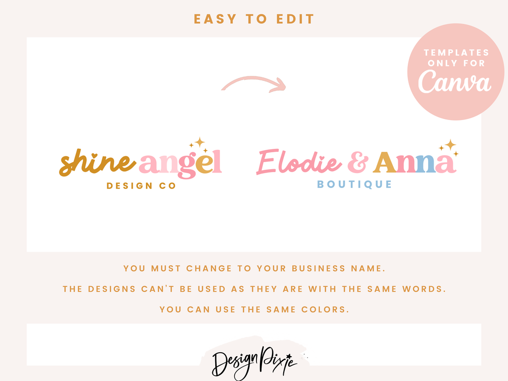 Shine Angel Logo Template