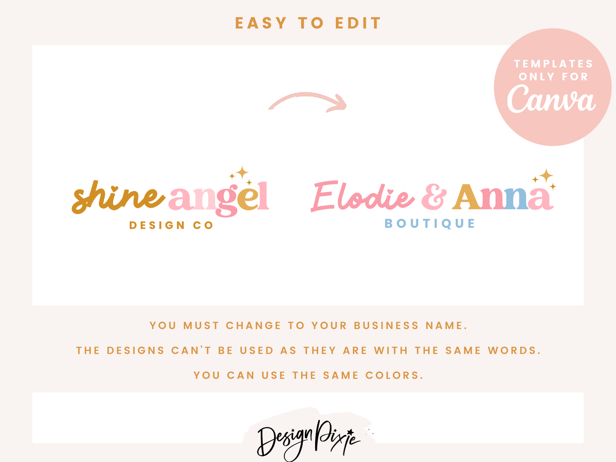 Shine Angel Logo Template