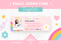 Rainbow Email Signature Template