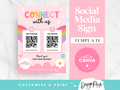 Connect With Us Sign - Playful
