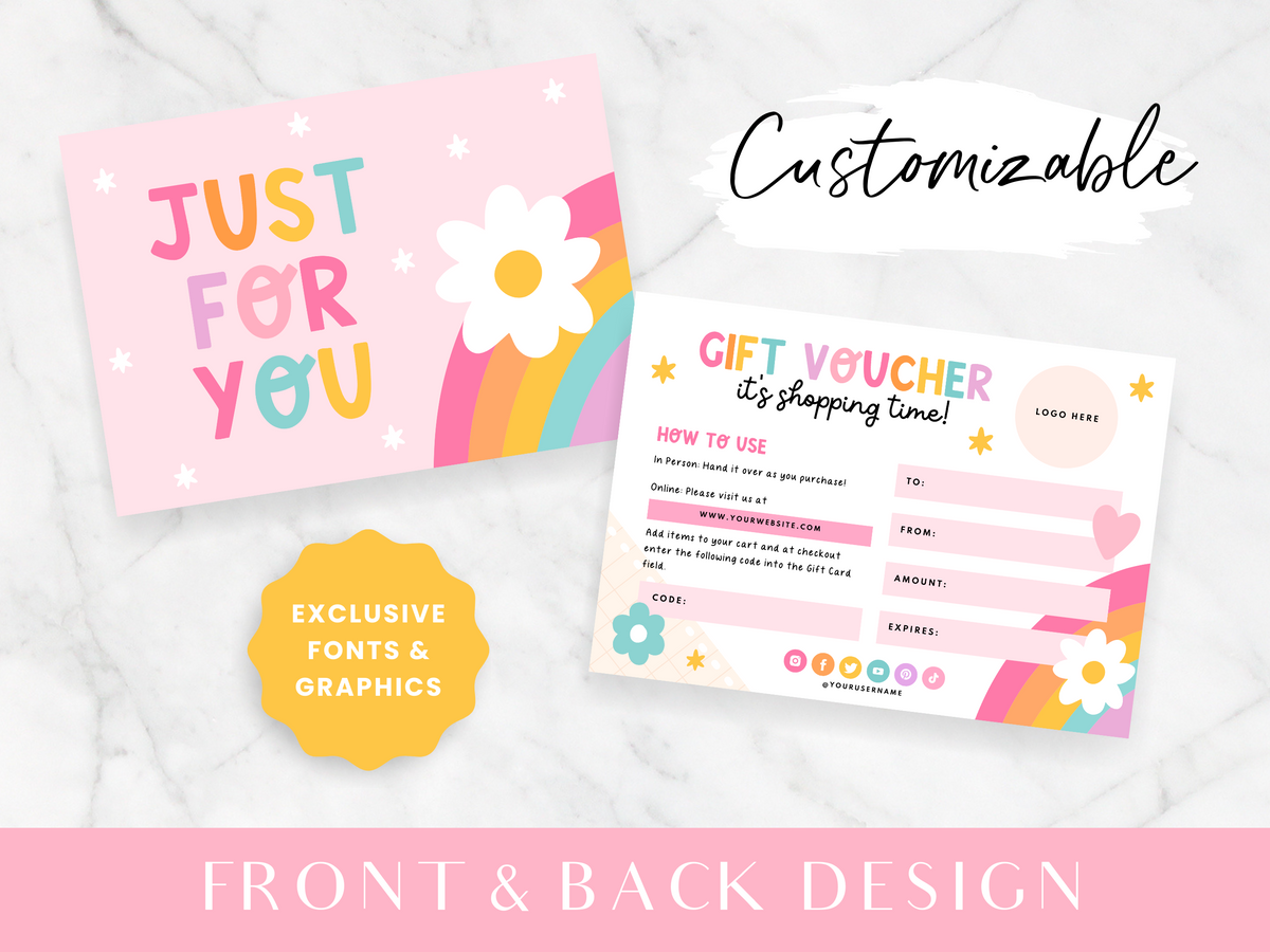 Gift Voucher Template - Playful