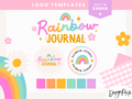 Rainbow Journal Logo Template