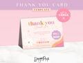 Daisy Days Thank You Card Template