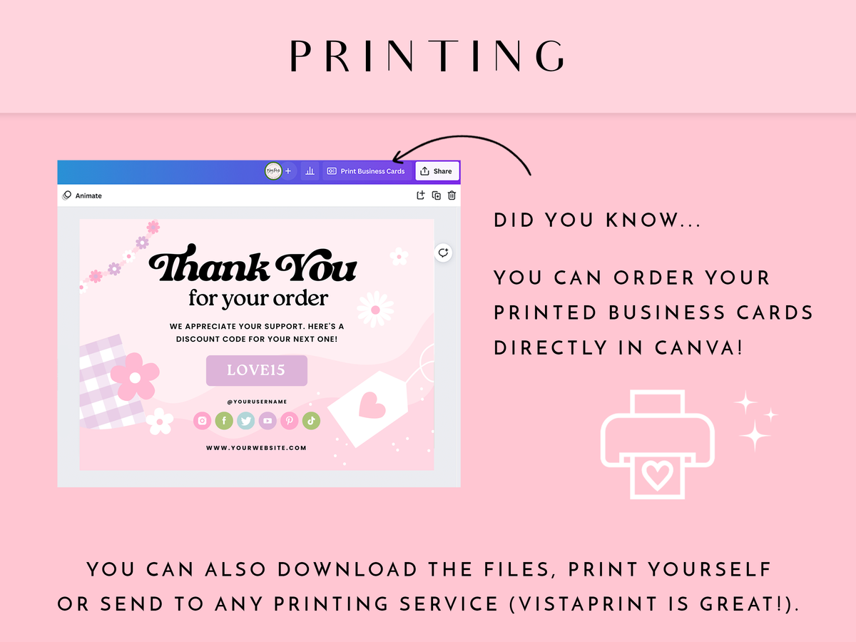 Thank You Card Template - Kindness Era