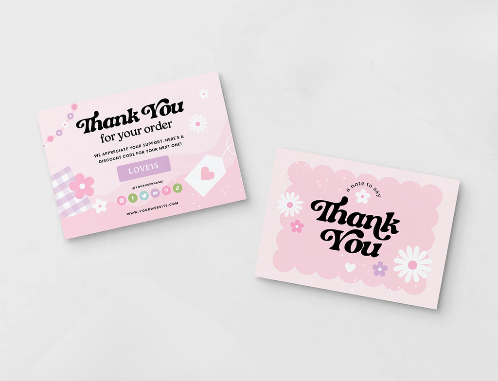 Thank You Card Template - Kindness Era