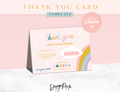 Shine Sista Thank You Card Template