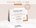 Minimal Neutral Thank You Card Template